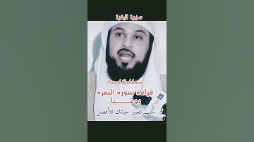 فتاوى:الشيخ محمد العريفي فوائد قراءة سورة البقرة كل يوم.