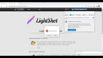 Light shot upload problem