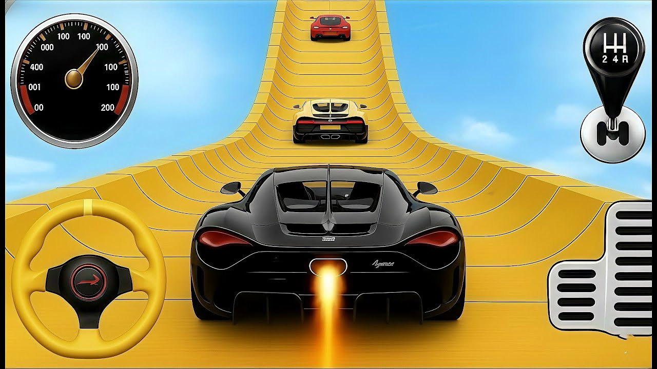 Destruction of red sonic 💥|| Gt Car Stunt 🔥Spiderman $99999.00 