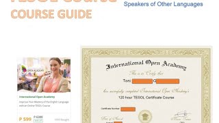 TESOL - Modules 7 & 8 Free Live Tutorial