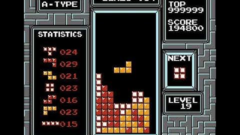 First Speed-run Attempts: 300k at 2:41 & 100 Lines at 3:28 [NES Tetris]