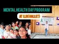Mental health day program at LLR (Hallet) kanpur #skit #mentalhealthday #gsvm #hallet #kanpur