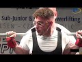 Men Jr 53 - 83 kg - European Open, Sub-Junior & Junior Equipped Powerlifting Championships 2022