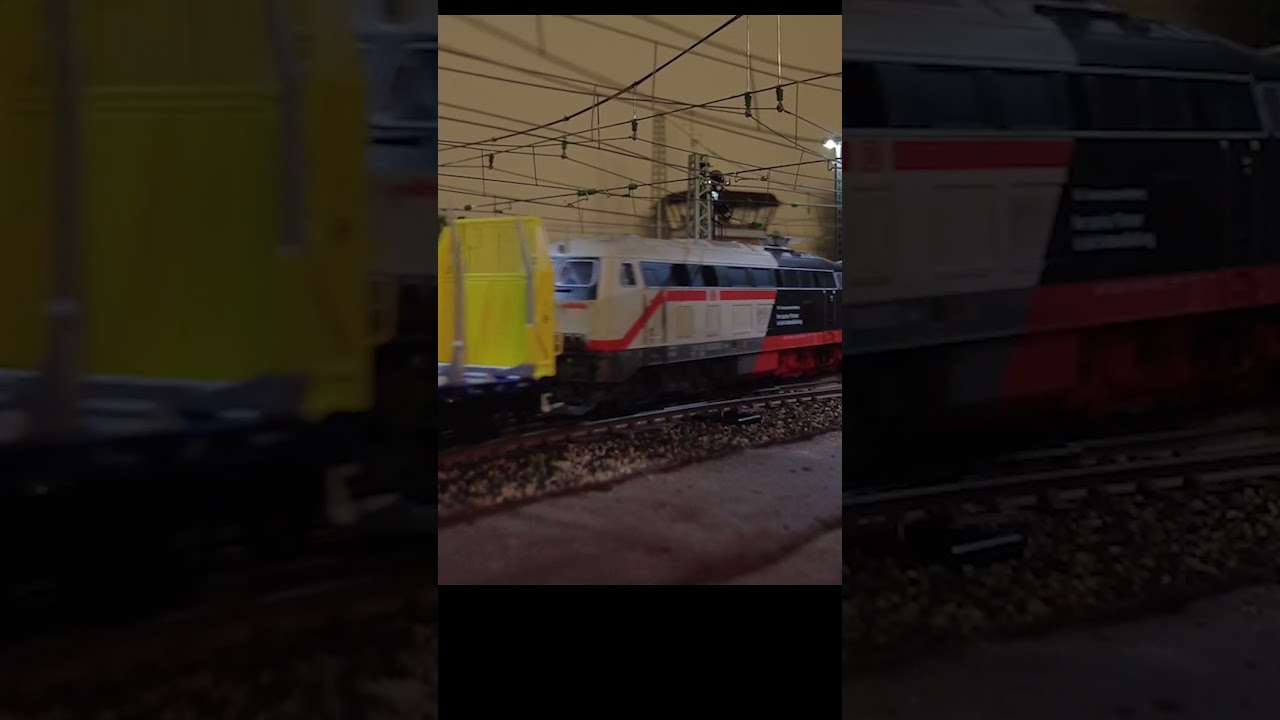 BR 218 Pärchen mit Gigawood-Zug