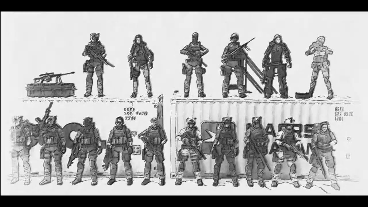 Joytoy - Carbon Edition -   1/18 Joytoy G1, G2, Freedom Militia and Mercenaries