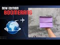 How to throw a boomerang paper airplane  best boomerang paper plane
