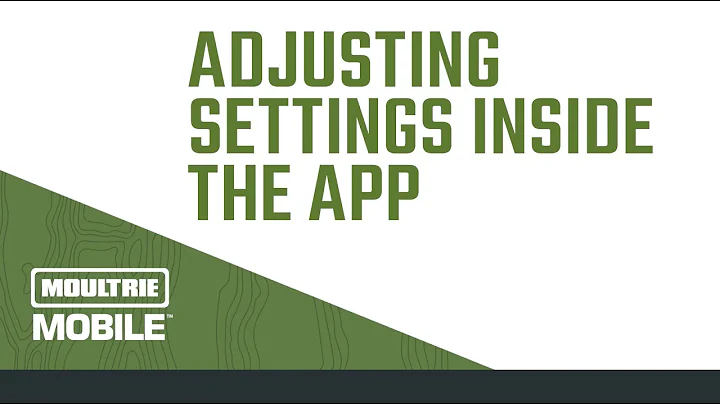 How To Adjust Moultrie Mobile Camera Settings