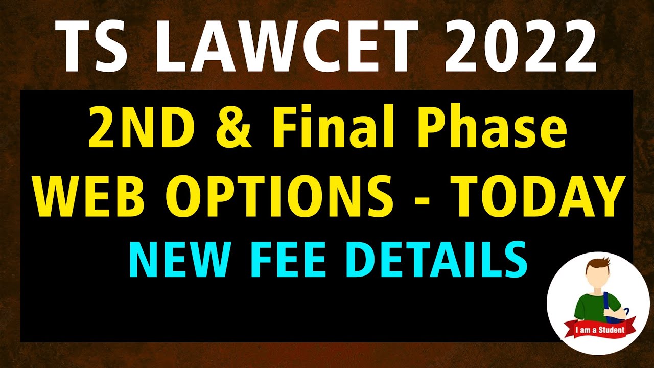 TS LAWCET 2022 2nd Final Phase Notification For Web Options TS LAWCET 2022 2nd Final Phase Notification For Web Options