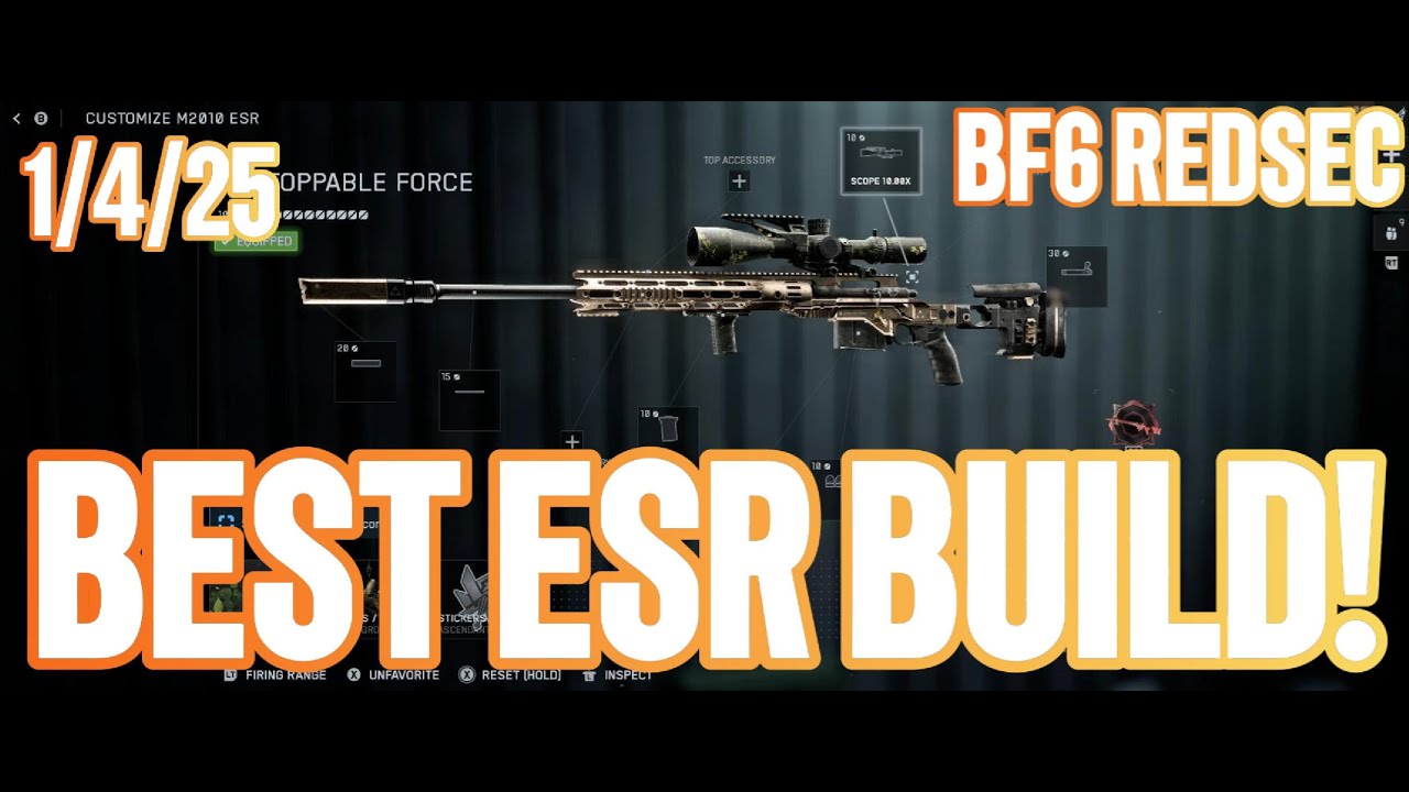 Лучшая сборка снайперского оружия в Battlefield 6 от Redsec! 1-4-25