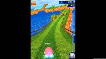 Sonic Dash: Amy Gameplay