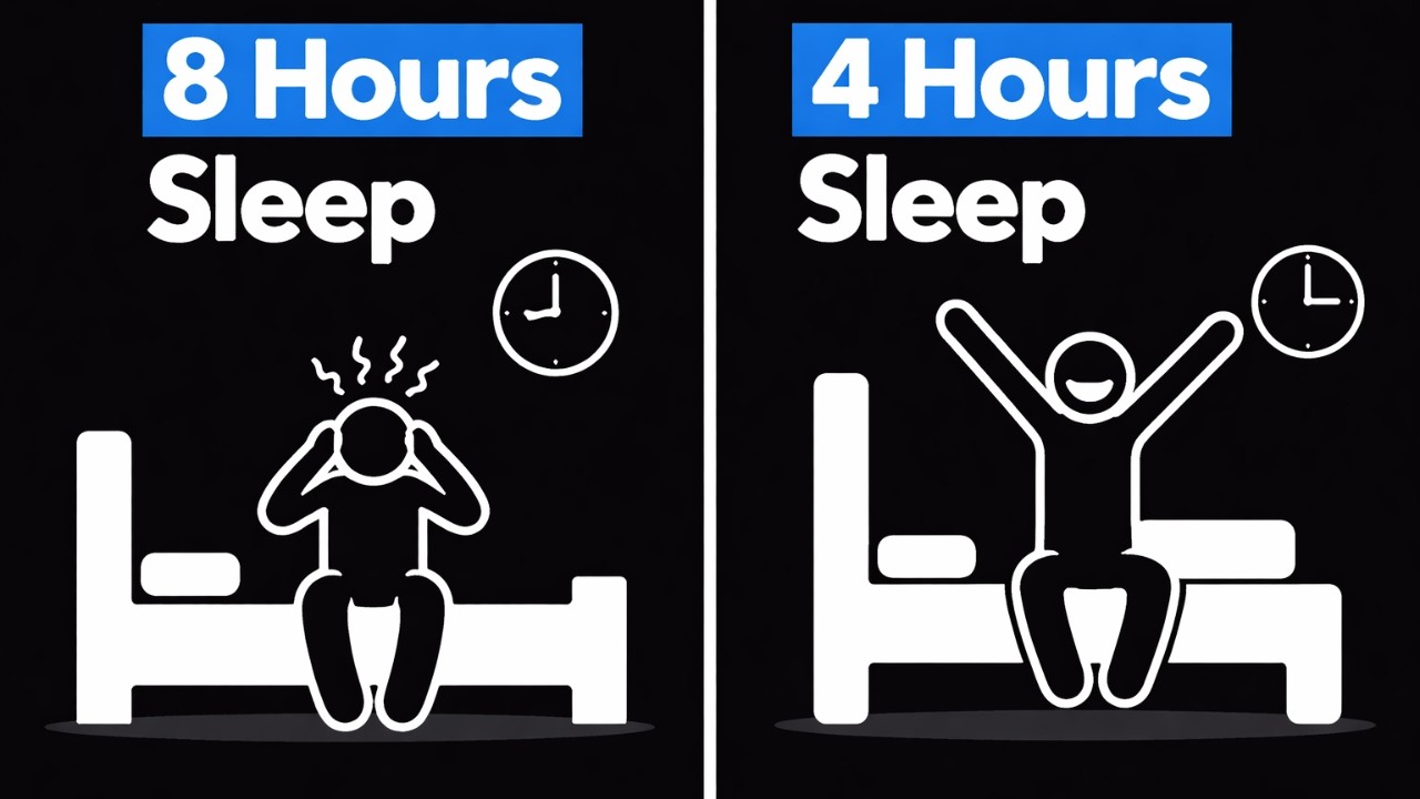 How to Sleep LESS hours and wake up FRESH (psychology explains) - YouTube