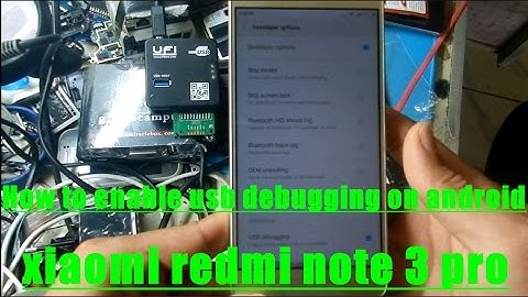 How to enable usb debugging on android xiaomi redmi note 3 pro