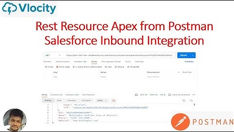 Salesforce Inbound Integration to POSTMAN (Rest Resource apex call from Postman integration)