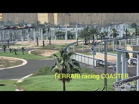 FERRARI racing COASTER /Ferrari World Abu dhbai
