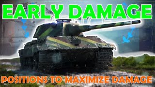 EARLY DAMAGE positions to maximize your damage | WoT with BRUCE