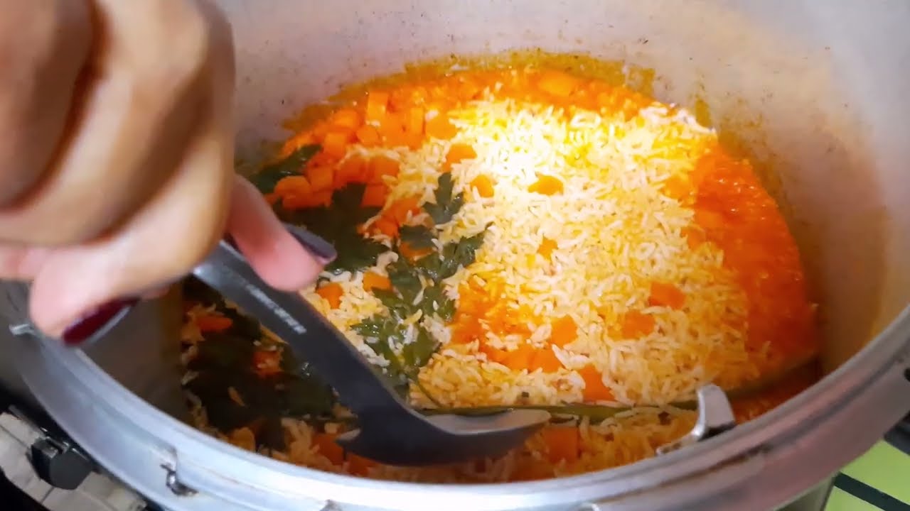 Arroz Rojo en Olla Express