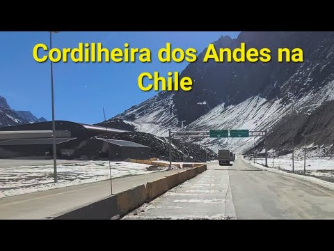Passing through the Andes mountain range in Argentina and Chile.