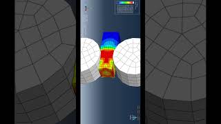 Abaqus Flat Rolling, Quarter Symmetric Model