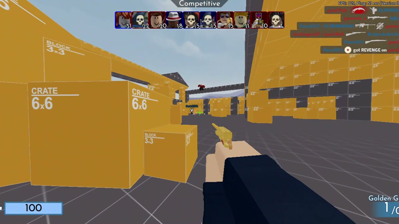 When lag helps (Roblox Arsenal)