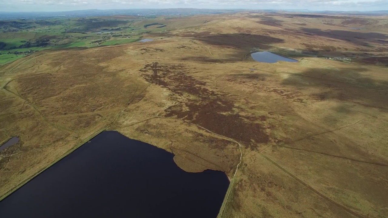 Marsden   Black Moss Res  views 4K Drone 6 Oct 17 (1)
