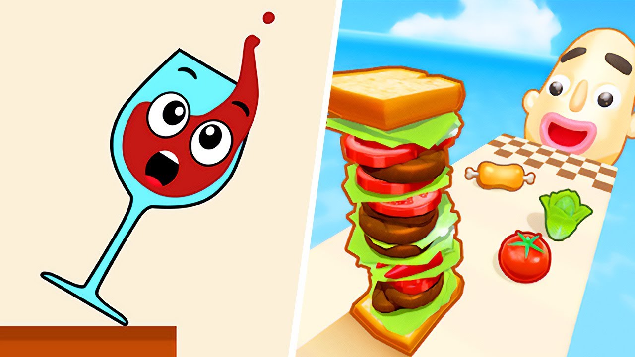 Spill It | Sandwich Runner - All Level Gameplay Android,iOS - NEW BIG APK UPDATE
