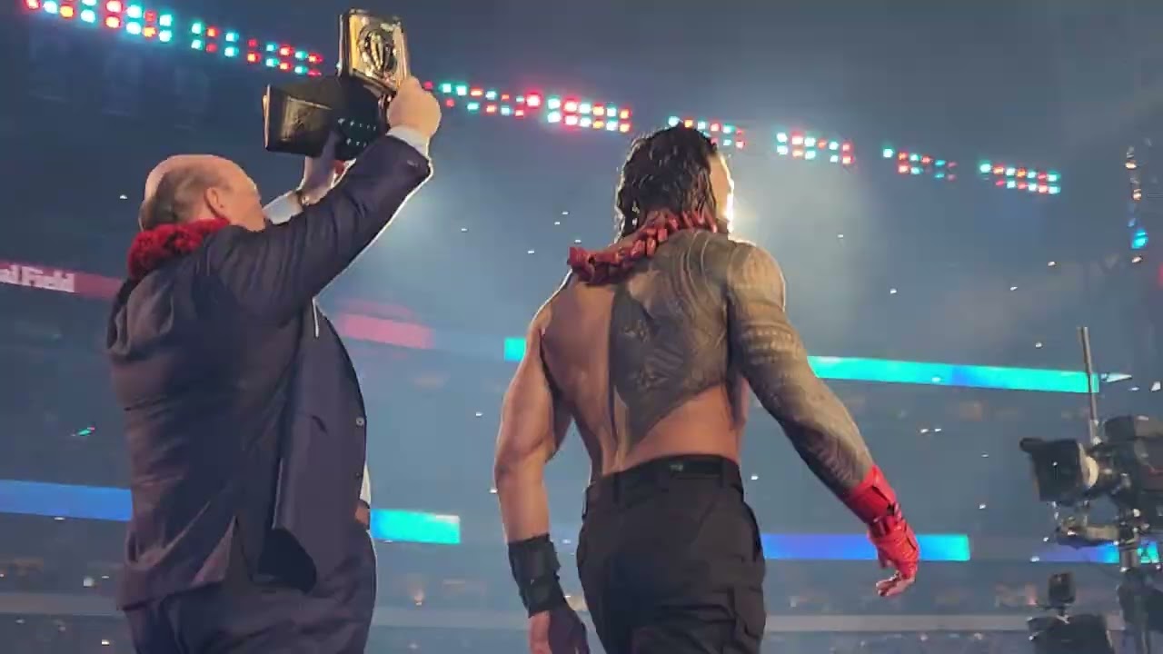 Roman Reigns' Epic entrance at WrestleMania 40