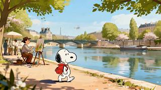 Paris Spring Walk 🇫🇷🌸 | Lo-Fi Beats for Study, Chill &amp; Relaxing Vibes