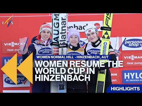 Women resume the world cup in Hinzenbach! | Highlights | FIS Ski Jumping
