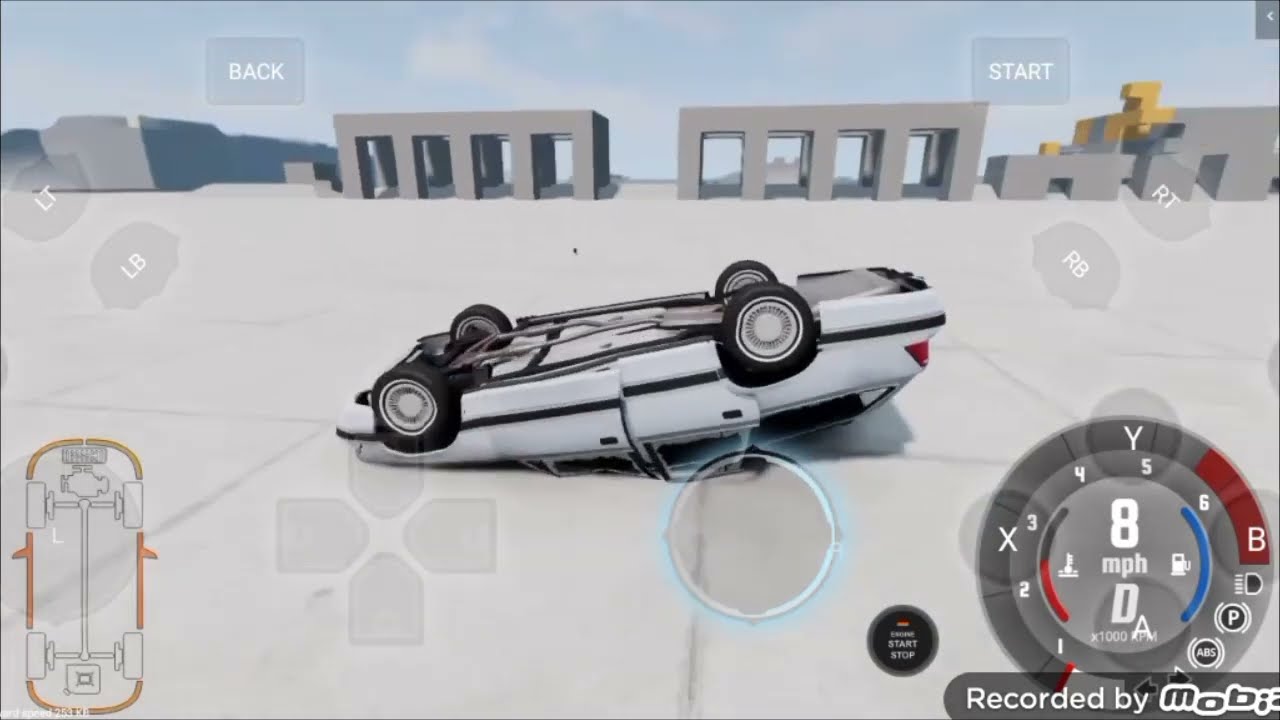 BeamNG Drive Gavril Grand Marshal V8 Luxe Wagon Crash Testing 