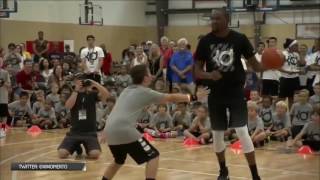 NBA Stars Put on a Clinic against Little Kids ¦ 2016