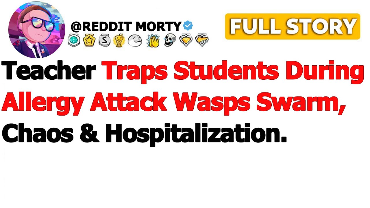 [FULL STORY] Teacher Traps Students During Allergy Attack Wasps Swarm, Chaos & Hospitalization…