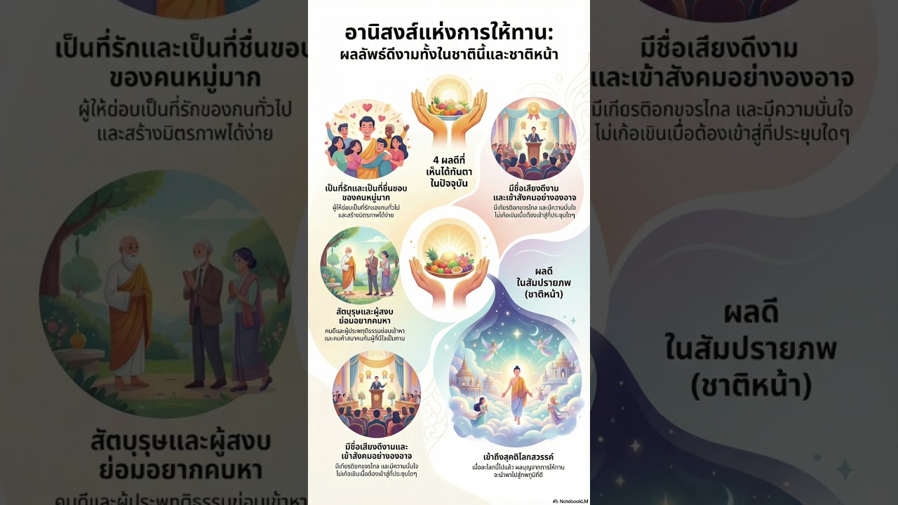 อานิสงส์แห่งการให้ทาน