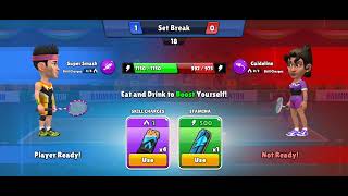 Badminton clash 3d win all levels without using smash shot/jump shot or any boosters enjoy screenshot 4