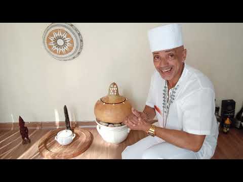 Oferenda ritual ao orixá Oxum.