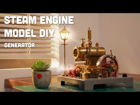 [Satisfying] Building a Mini Steam Engine Generator thumbnail