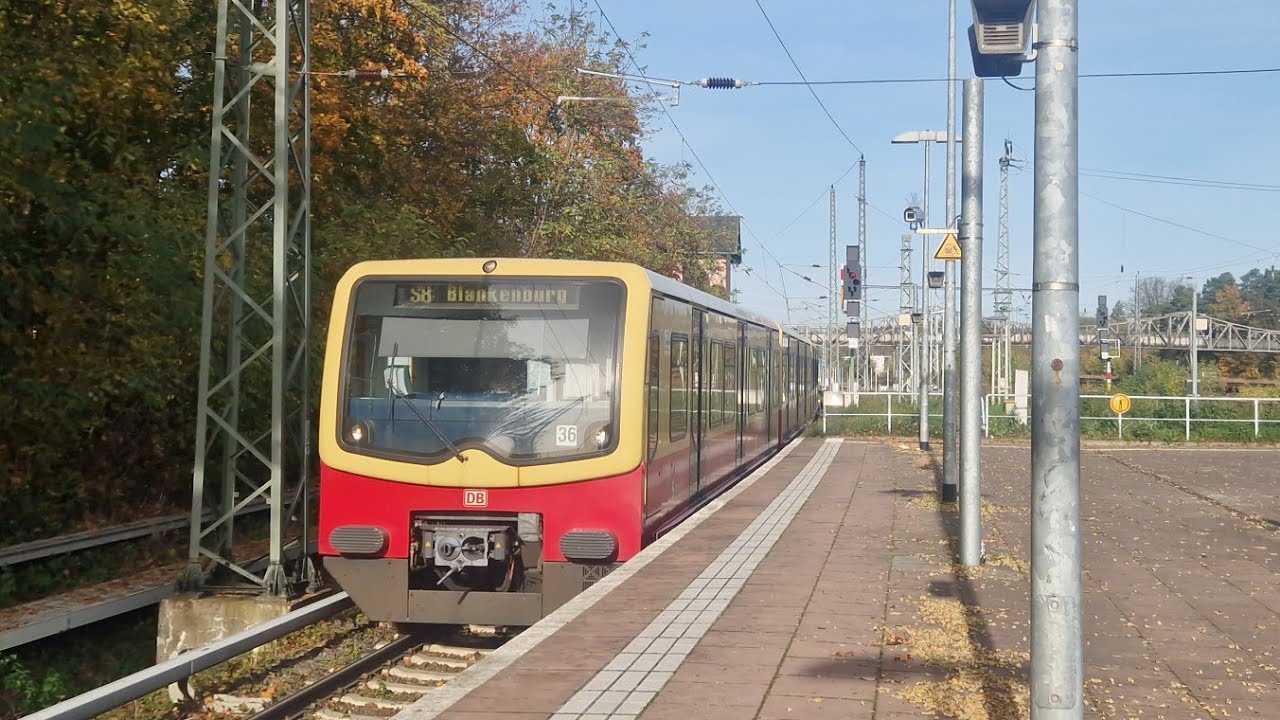 S-Bahn Berlin | Mitfahrt in der S8 von Birkenwerder bis Berlin Blankenburg in der BR 482 Mod 198-9