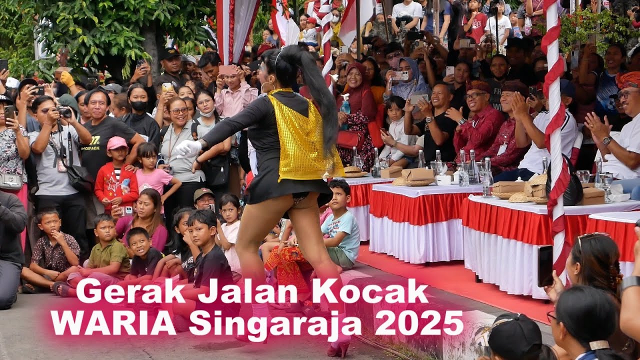 Gerak Jalan WARIA Buleleng WARGAS Ikut Gerak Jalan Kocak 2025