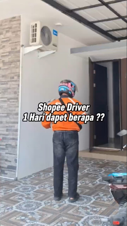 SHOPEE FOOD / SHOPEE DRIVER 1 HARI DAPET BERAPA YA ?? #shopeedriver #shopeefood #drivergabutt