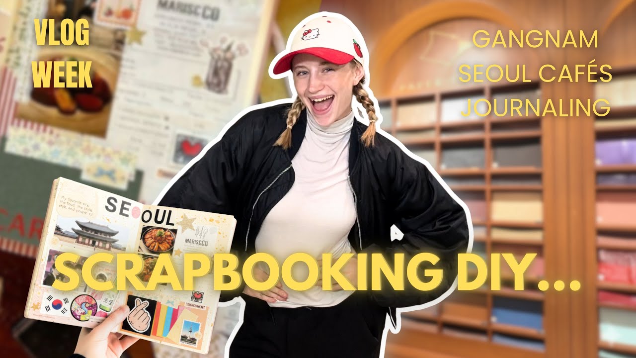 So startest du Scrapbooking in Korea... 🇰🇷 | Vlog Week Day 2