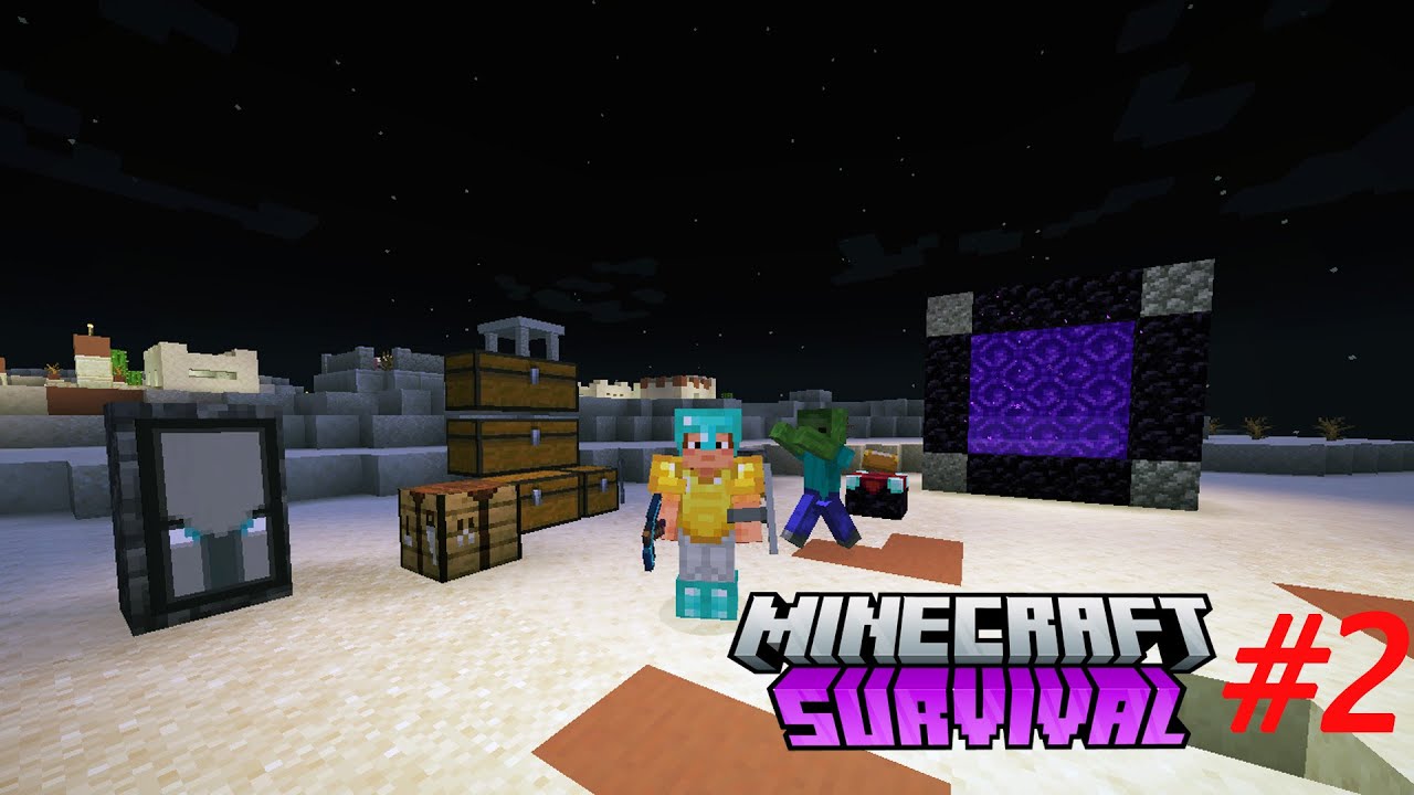 Minecraft survival | part 2 | (hindi gameplay) - YouTube