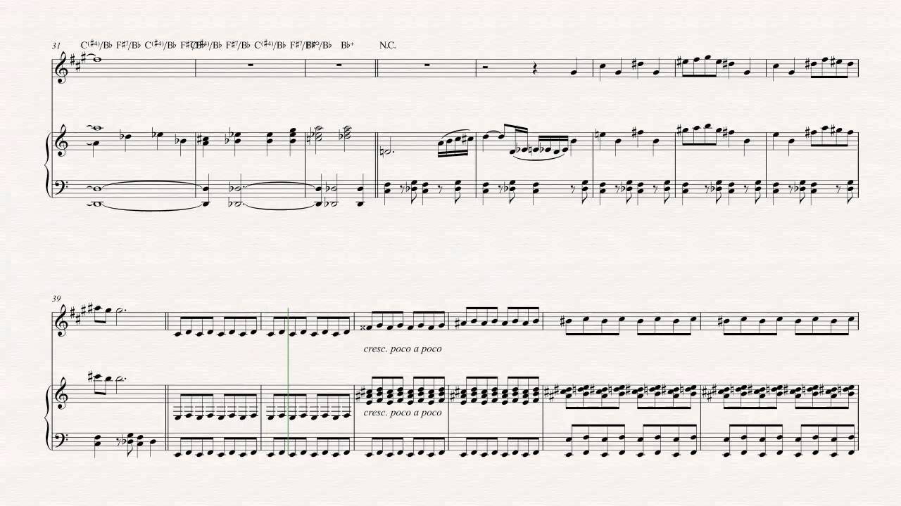 Bari Sax - Jaws Theme Song - John Williams - Sheet Music, Chords, & Vocals