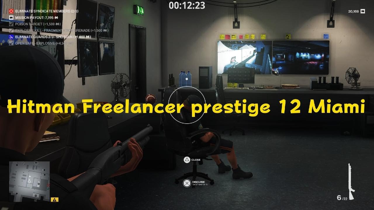 HITMAN Freelancer prestige 12 Miami