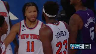 😤 Mitchell Robinson CLUTCH rejection in OT!