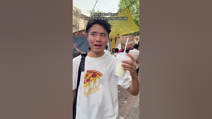 Korean tries Indian drinks for the first time