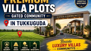 Premium Villa plots Attractive price #tukkuguda #chanceproperty #hmdaplots #villaplots #rgia #orr 