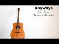 Zach Bryan Anyways Acoustic Karaoke