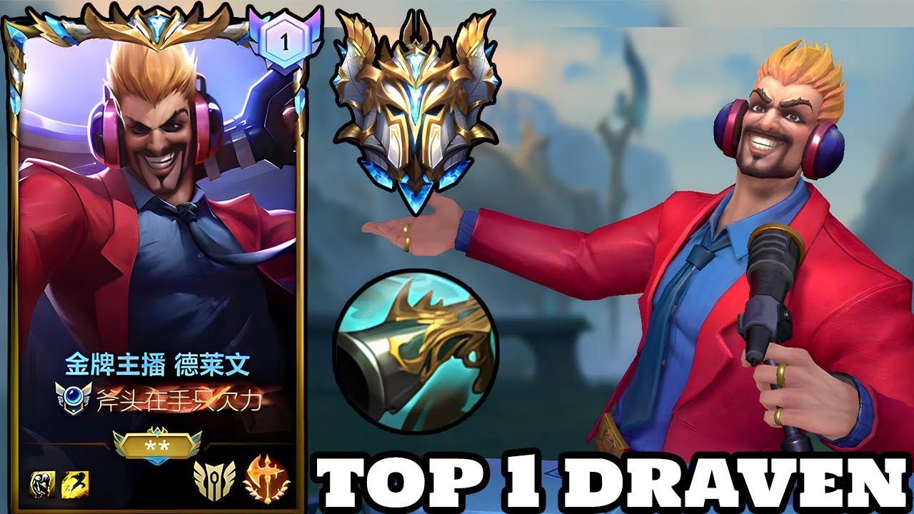 Wild Rift Draven - Top 1 Draven Gameplay Rank Sovereign - YouTube