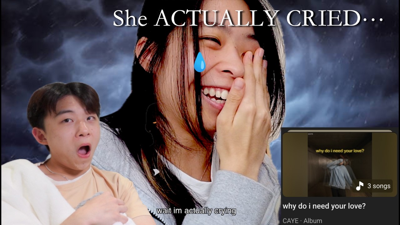 i showed her my depressing songs and she cried...