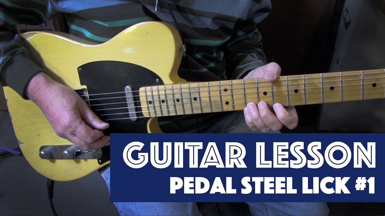 Guitar Lesson Pedal Steel Lick (1) YouTube