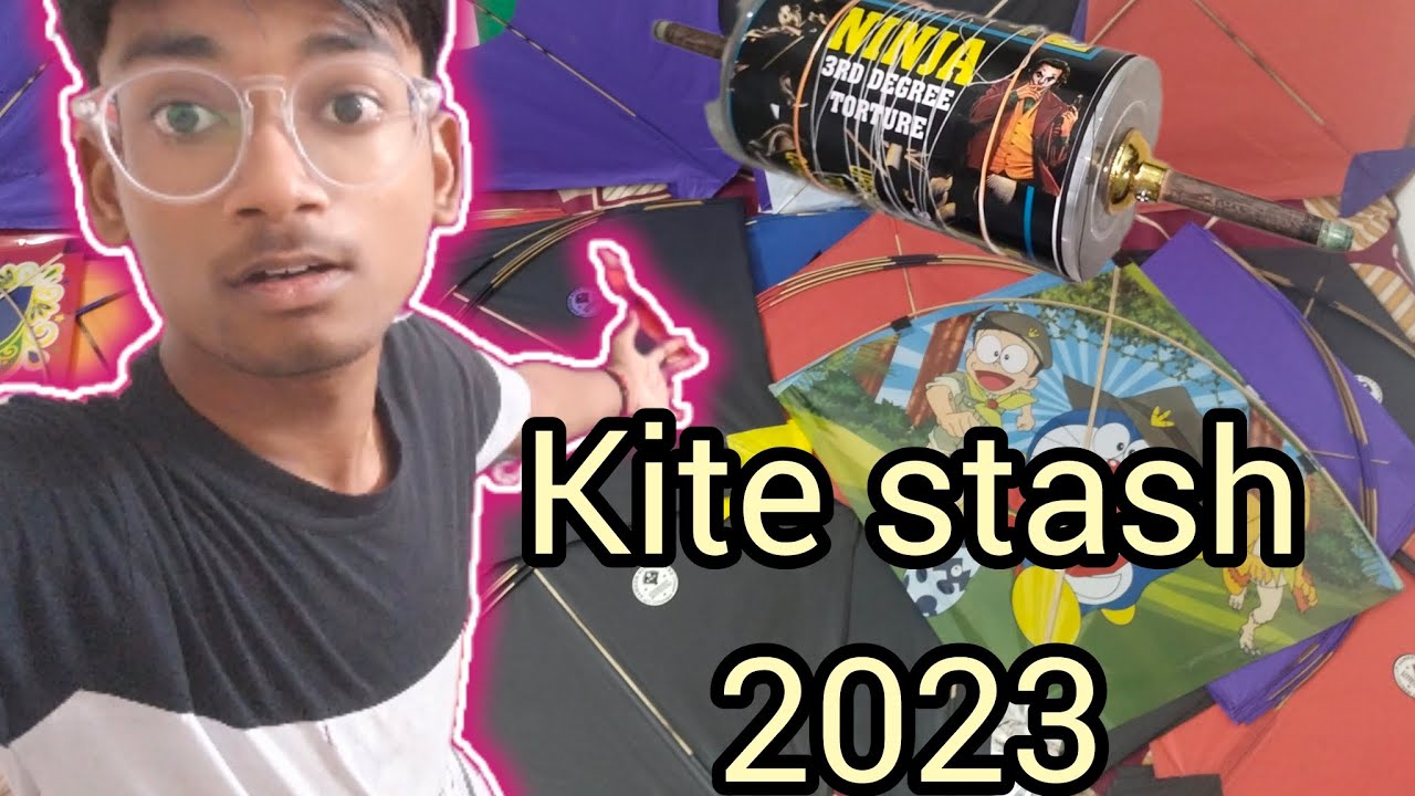 Kite stash 2023 😲🪁🪁 Revealed kite kiteflying kitestring kiteday